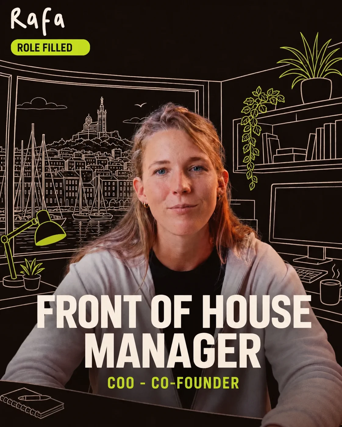 Rafa ad — Front of House Manager, all genders