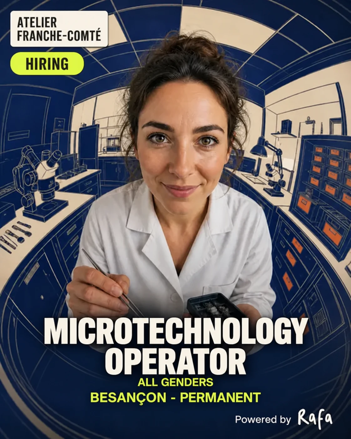 Microtechnology operator ad, Atelier Franche-Comté · Besançon